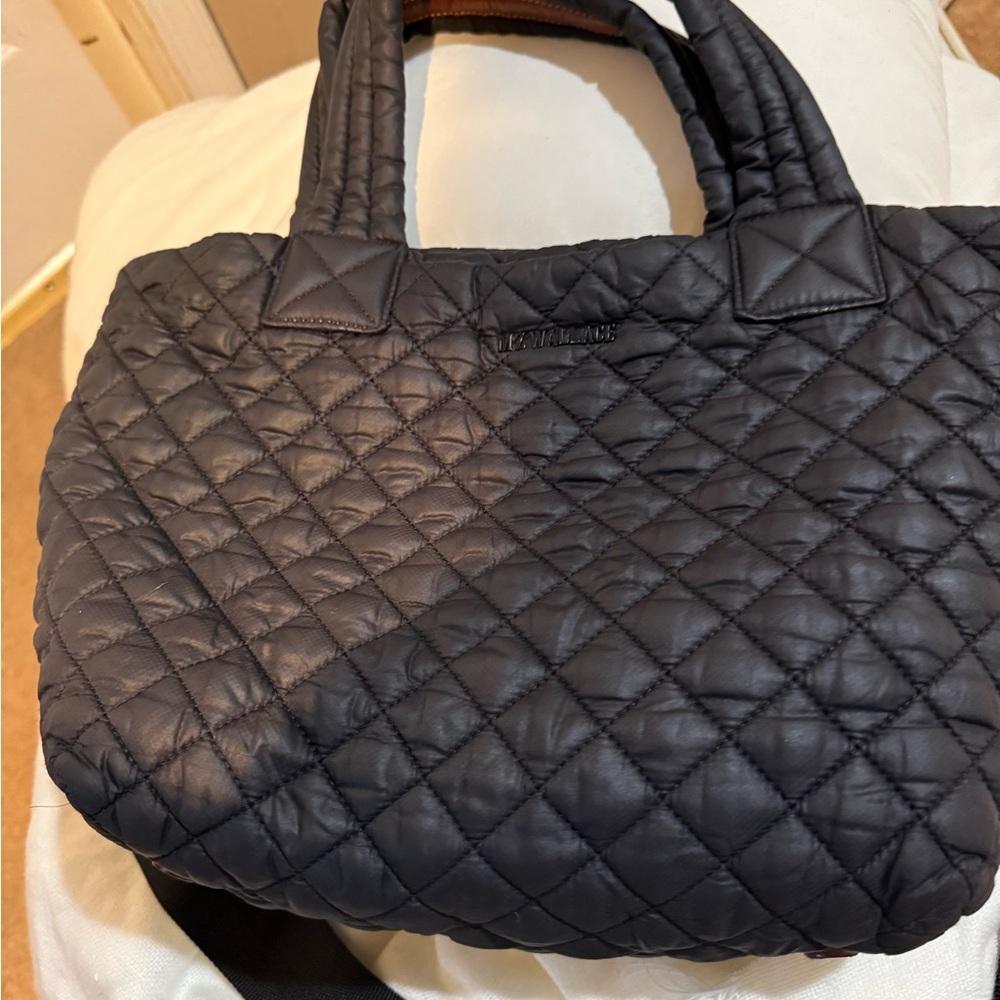 MZ Wallace Black Small Metro Deluxe Tote - Picture 3 of 16